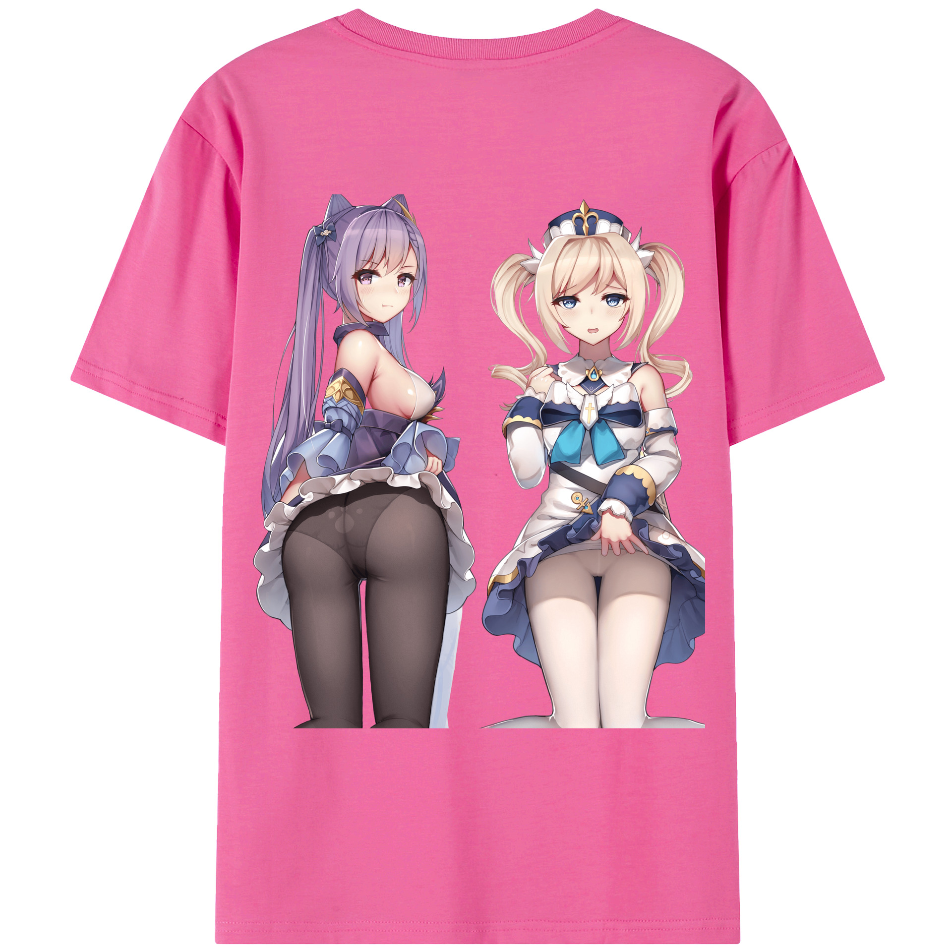 げんし神 刻晴 こくせい genshin Kokusei レディース半袖Tシャツ(バックプリント)
